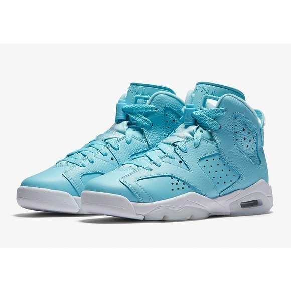 Jordan Shoes - Nike Air Jordan Retro 6 Pantone GG Still Blue/White 543390-407